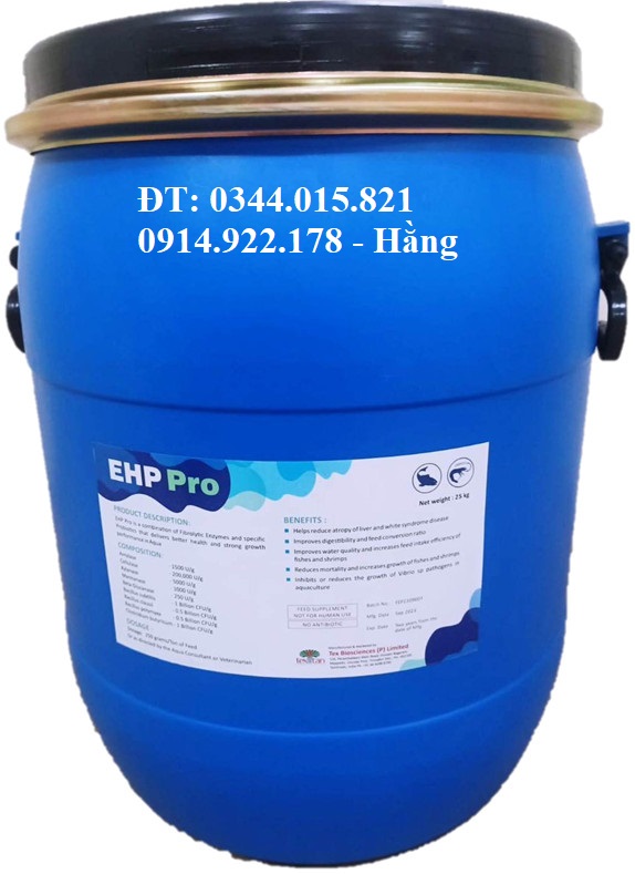 Men vi sinh cho ăn, EHP Pro, bổ sung hệ vi sinh vật đường ruột cho tôm cá